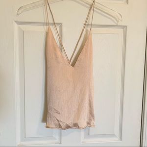 Shiny open back tank